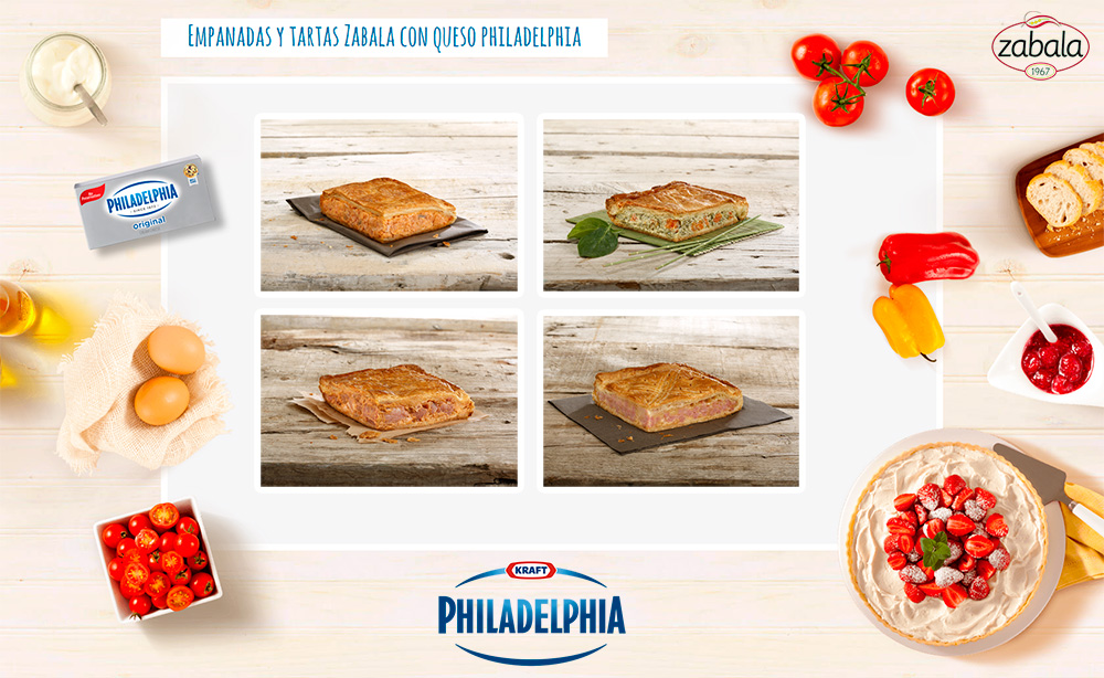 Empanadas con queso Philadelphia - Productos Zabala